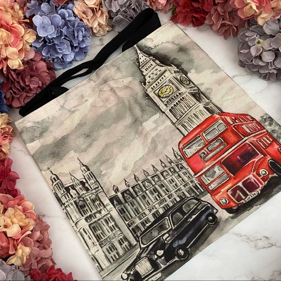 Eco-Friendly London’s Big Ben Folding Tote Bag - Picture 3 of 16